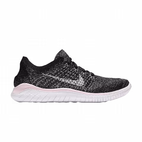 Nike Wmns Free RN Flyknit 2018 'Black Pink Foam'