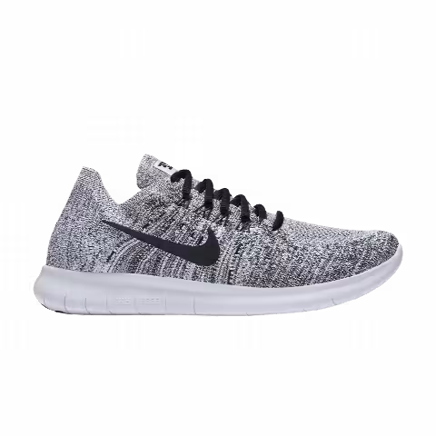 Nike Wmns Free RN Flyknit 2017 'White Black Stealth'