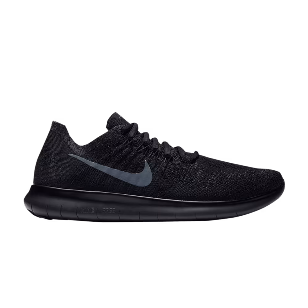 Nike Women's Free RN Flyknit 2017 Black Anthracite