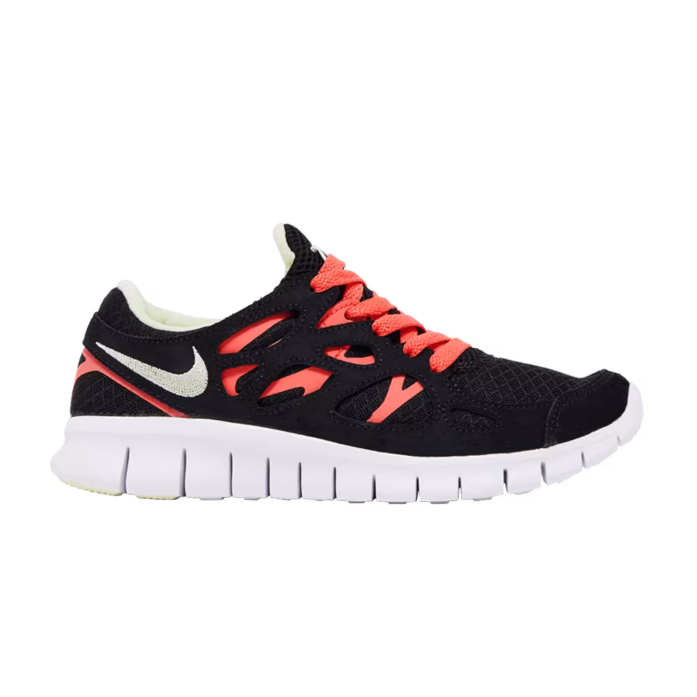 Nike Women's Free Run 2 Black Lime Ice