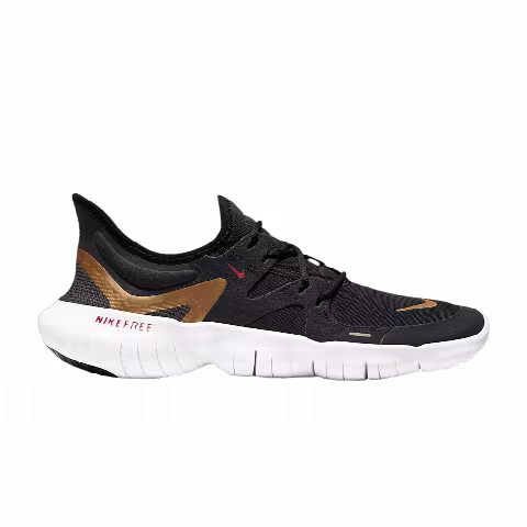 Nike Wmns Free RN 5.0 'Black Metallic Gold'