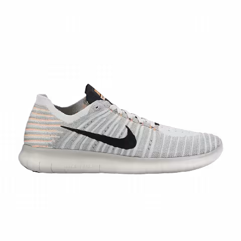 Nike Wmns Free RN Flyknit 'Wolf Grey Mango'