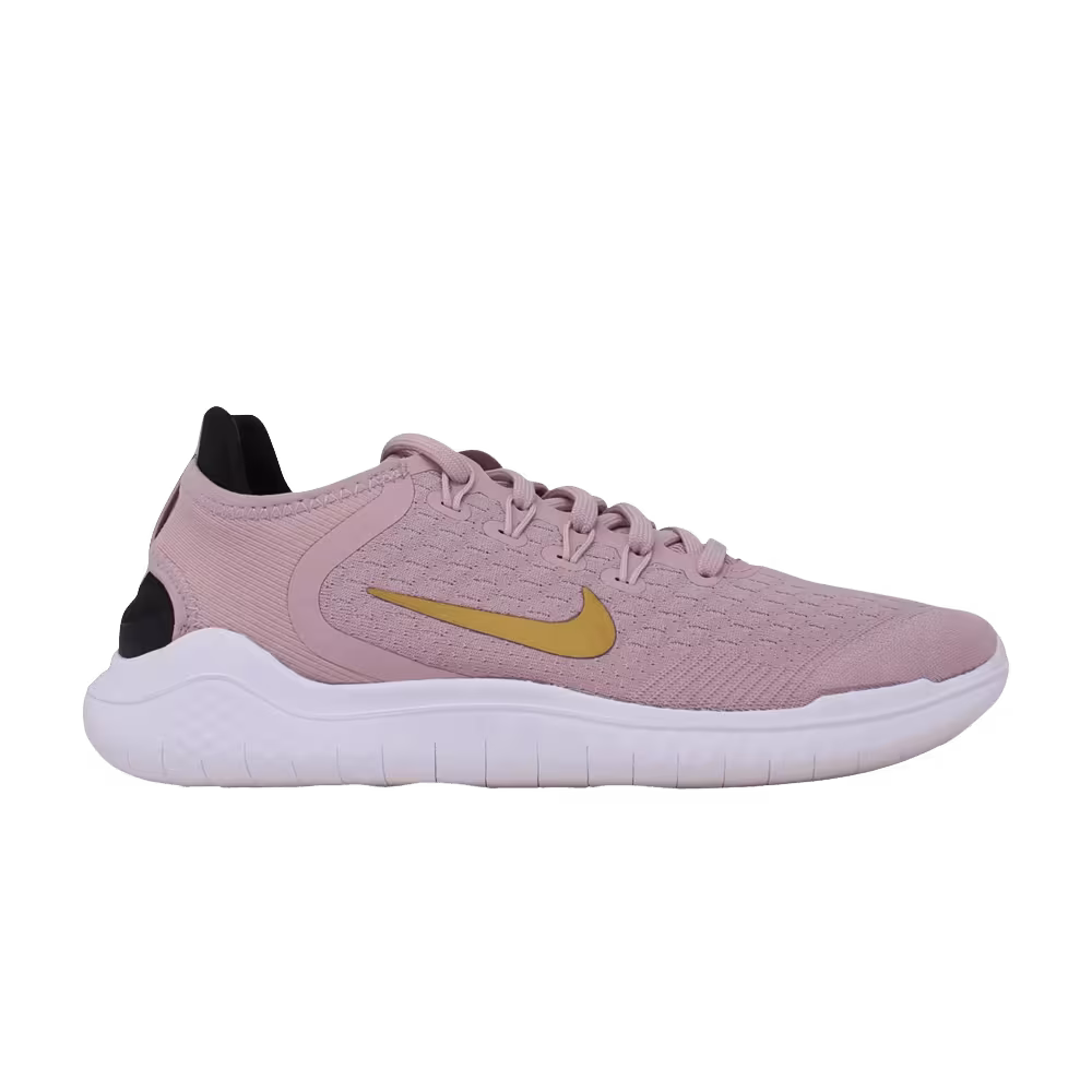 Nike Women's Free RN 2018 Plum Chalk Metallic Gold