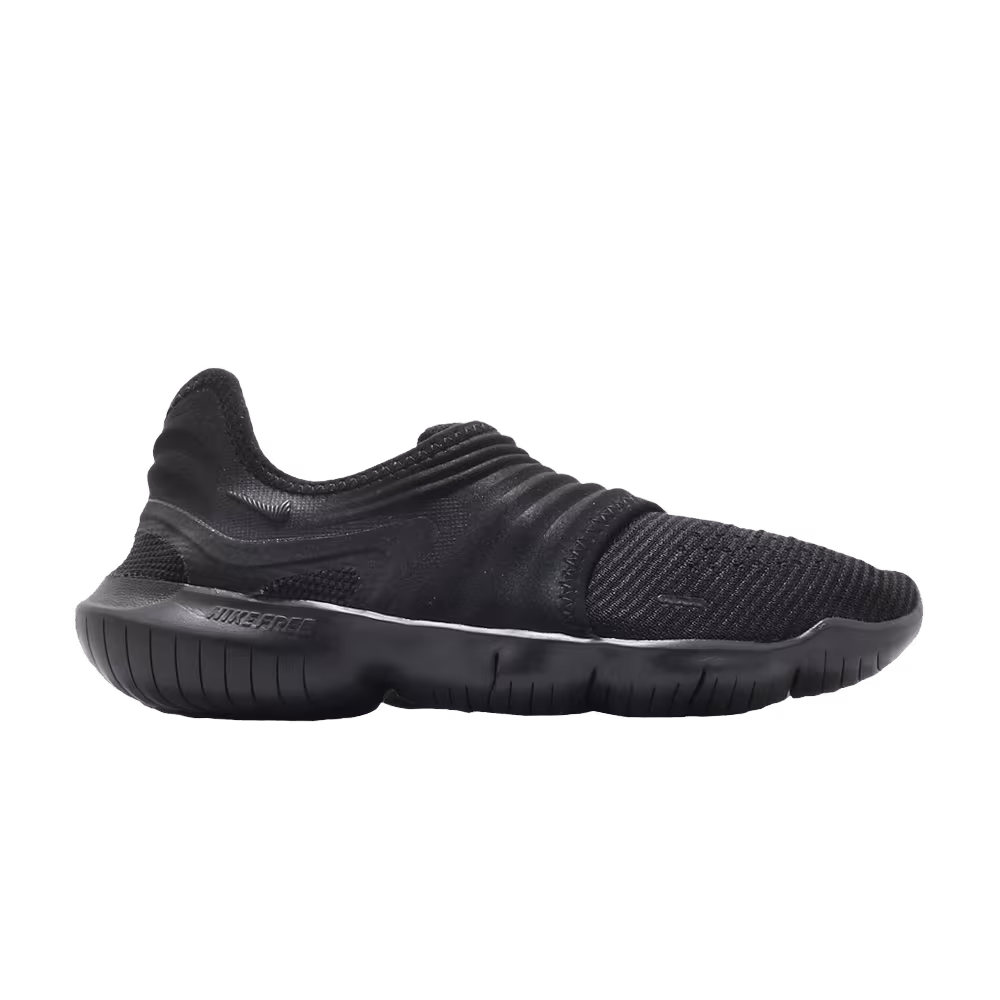Nike Women's Free RN Flyknit 3.0 Triple Black