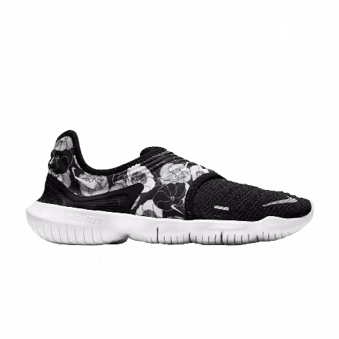 Nike Wmns Free RN Flyknit 3.0 'Black Floral'
