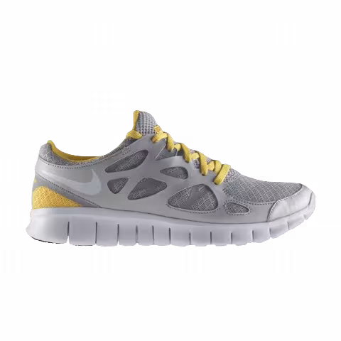Nike Livestrong x Wmns Free Run+ 2 LAF 'Metallic Silver Varsity Maize'