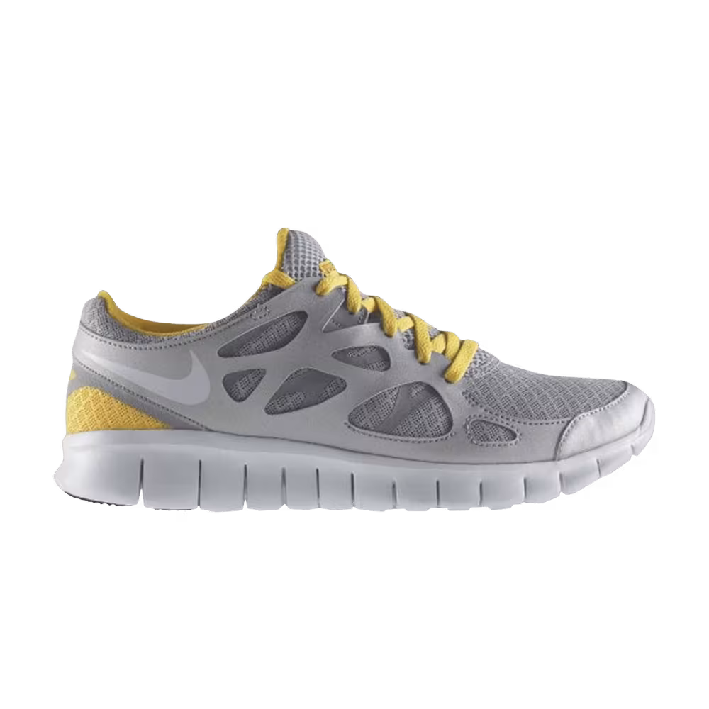 Nike Livestrong x Women's Free Run+ 2 LAF Metallic Silver Varsity Maize