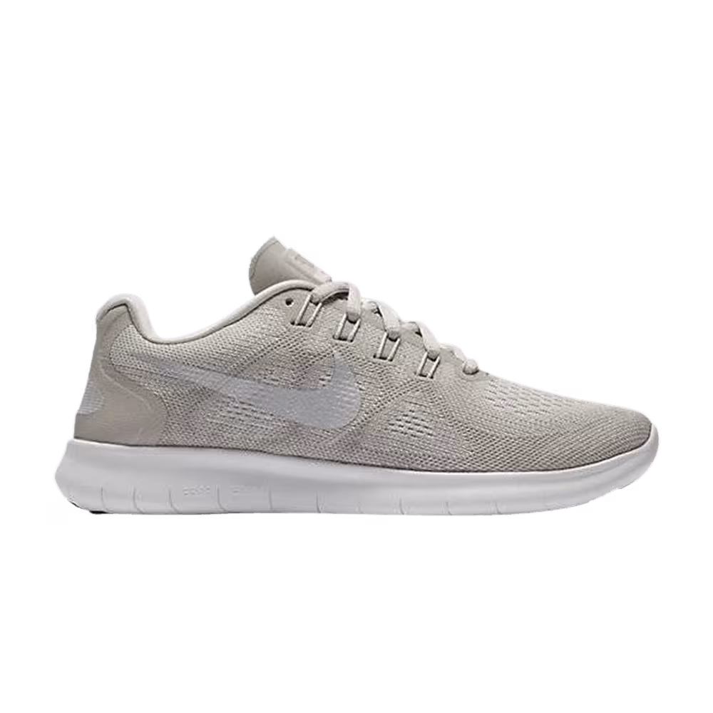 Nike Women's Free RN 2017 Sail Metallic Silver