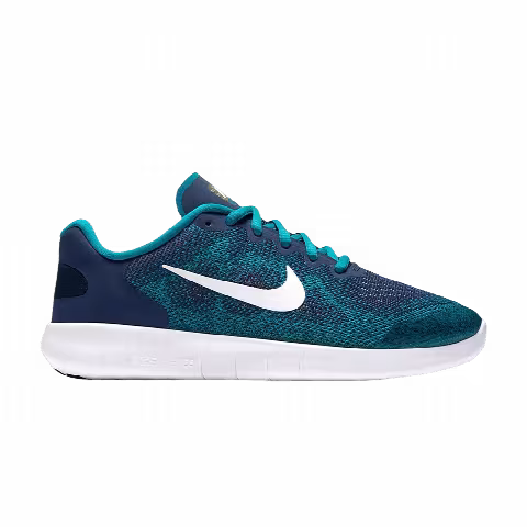 Nike Free RN 2017 GS 'Binary Blue Turbo Green'