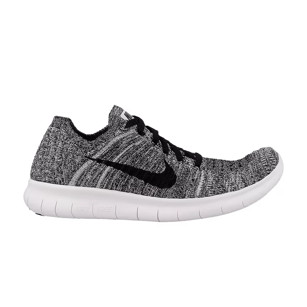 Nike Free RN Flyknit GS White Black