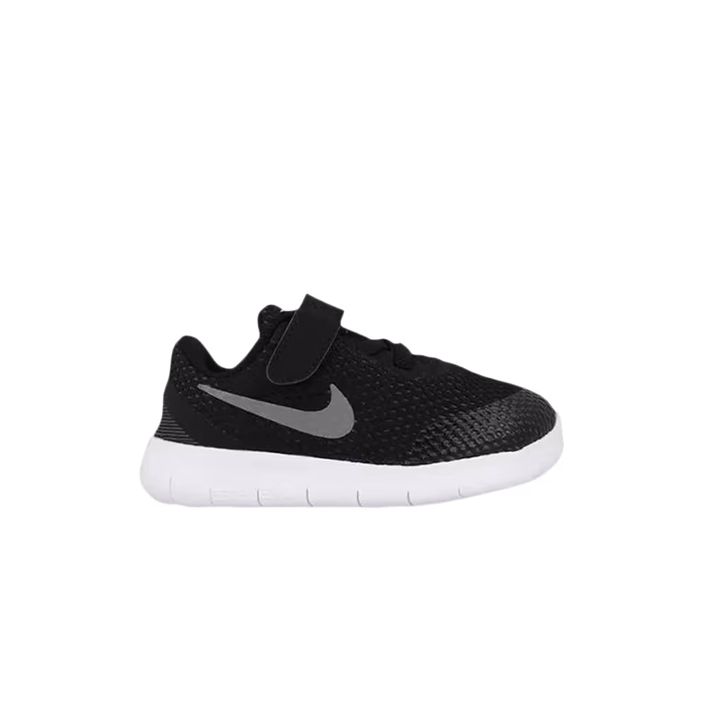 Nike Free RN TD Black Metallic Silver