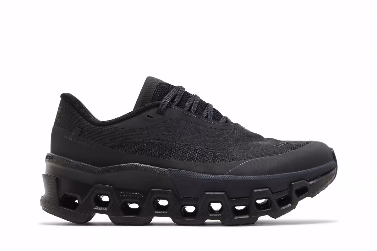 Post Archive Faction x Women's Cloudmonster 2 Black Magnet, view 2