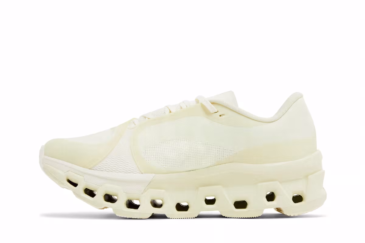 Post Archive Faction x Women's Cloudmonster 2 Seeding White, view 4