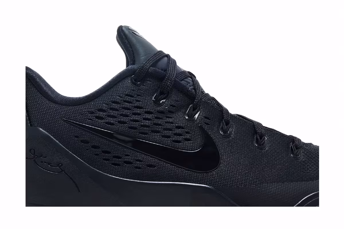 Nike Kobe 9 Elite Low EM TB P Black, view 3