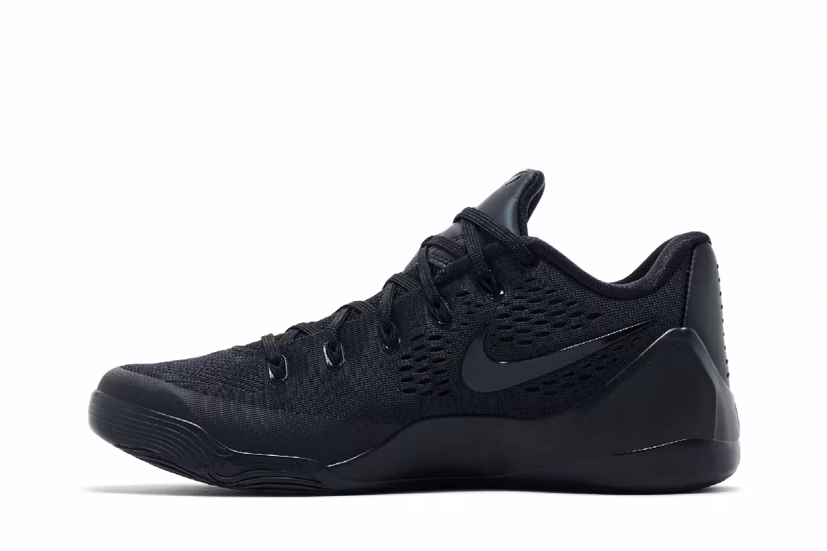 Nike Kobe 9 Elite Low EM TB P Black, view 4