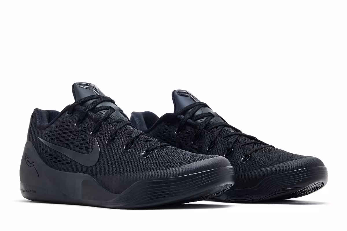 Nike Kobe 9 Elite Low EM TB P Black, view 9