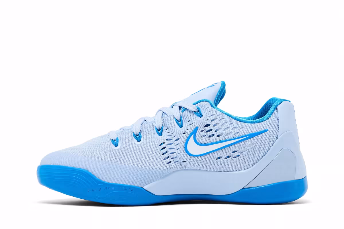 Nike Kobe 9 Low EM GS Hydrogen Blue, view 4