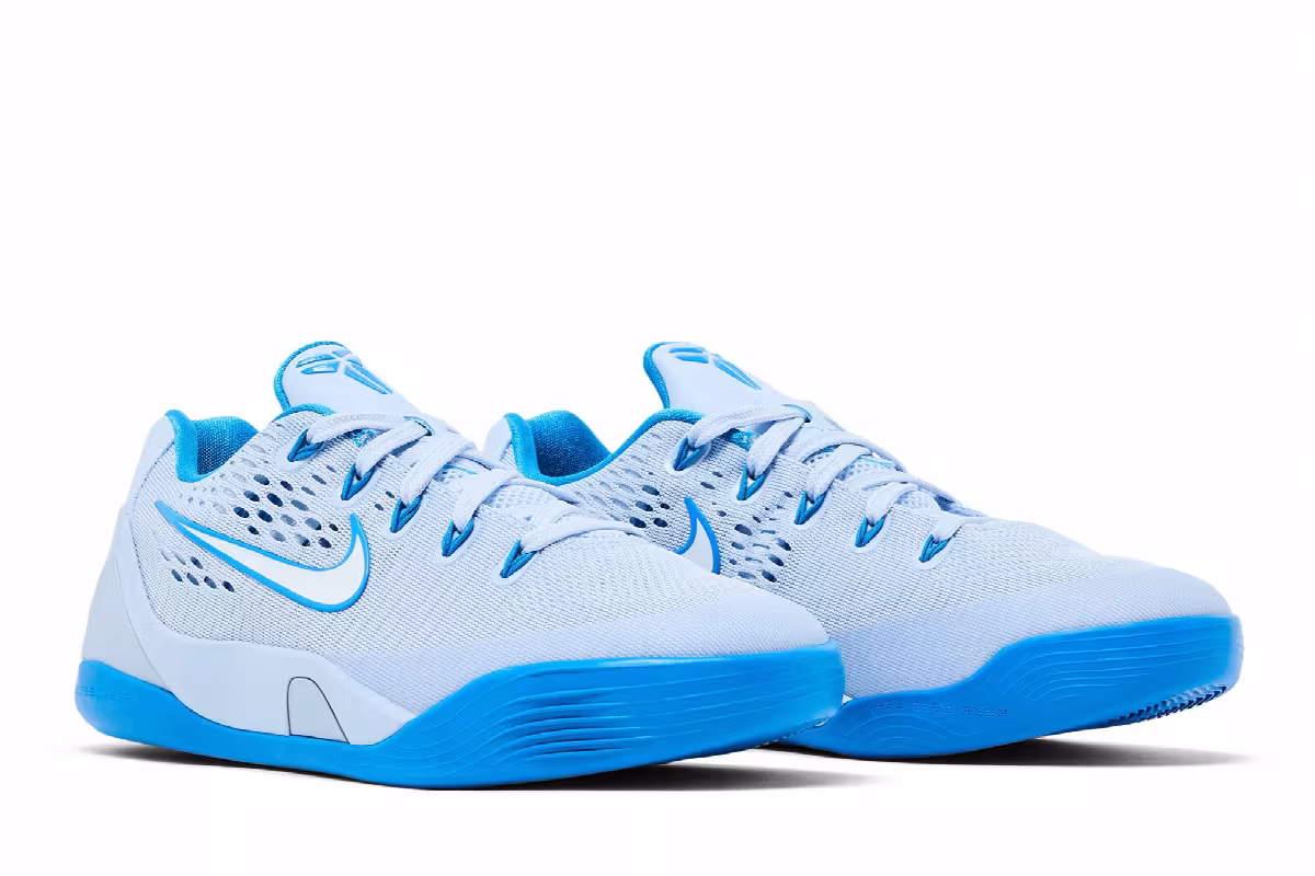 Nike Kobe 9 Low EM GS Hydrogen Blue, view 9