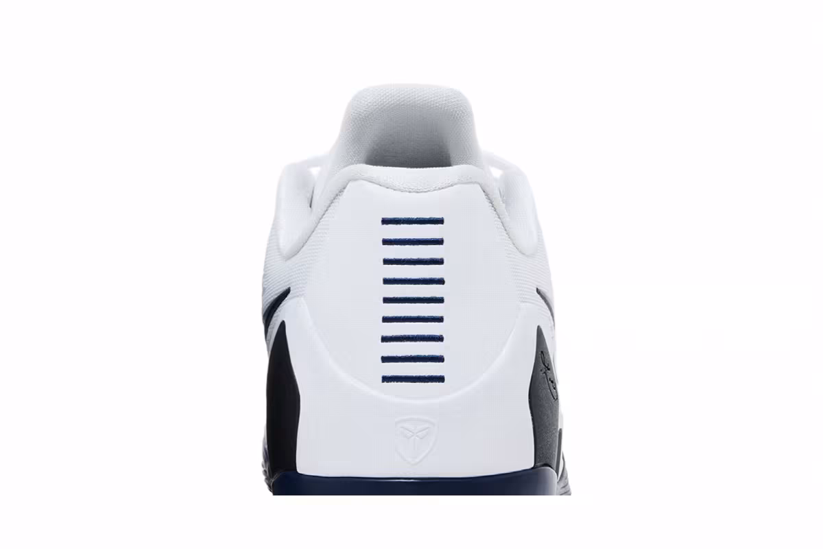 Nike Kobe 9 Elite Low EM TB White Midnight Navy, view 8