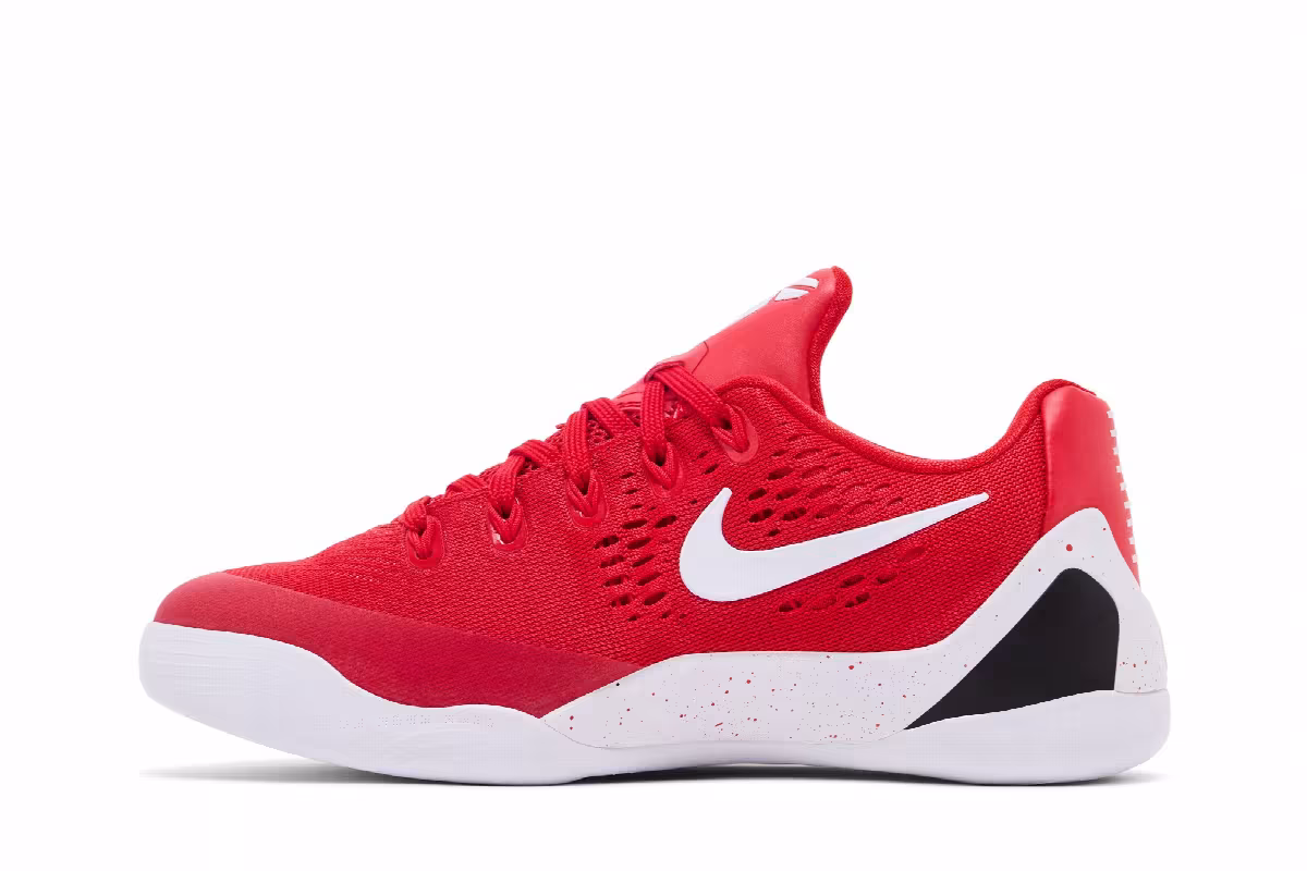 Nike Kobe 9 EM GS University Red, view 4