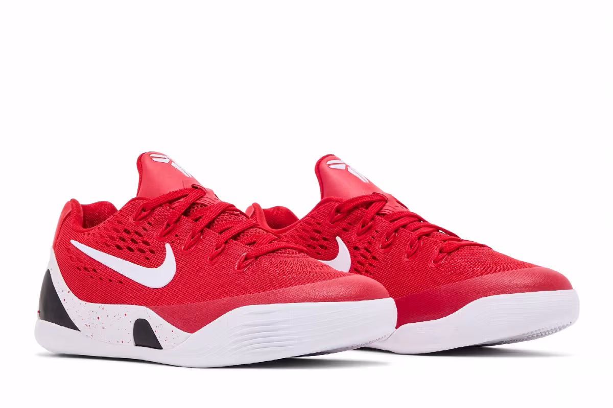 Nike Kobe 9 EM GS University Red, view 9