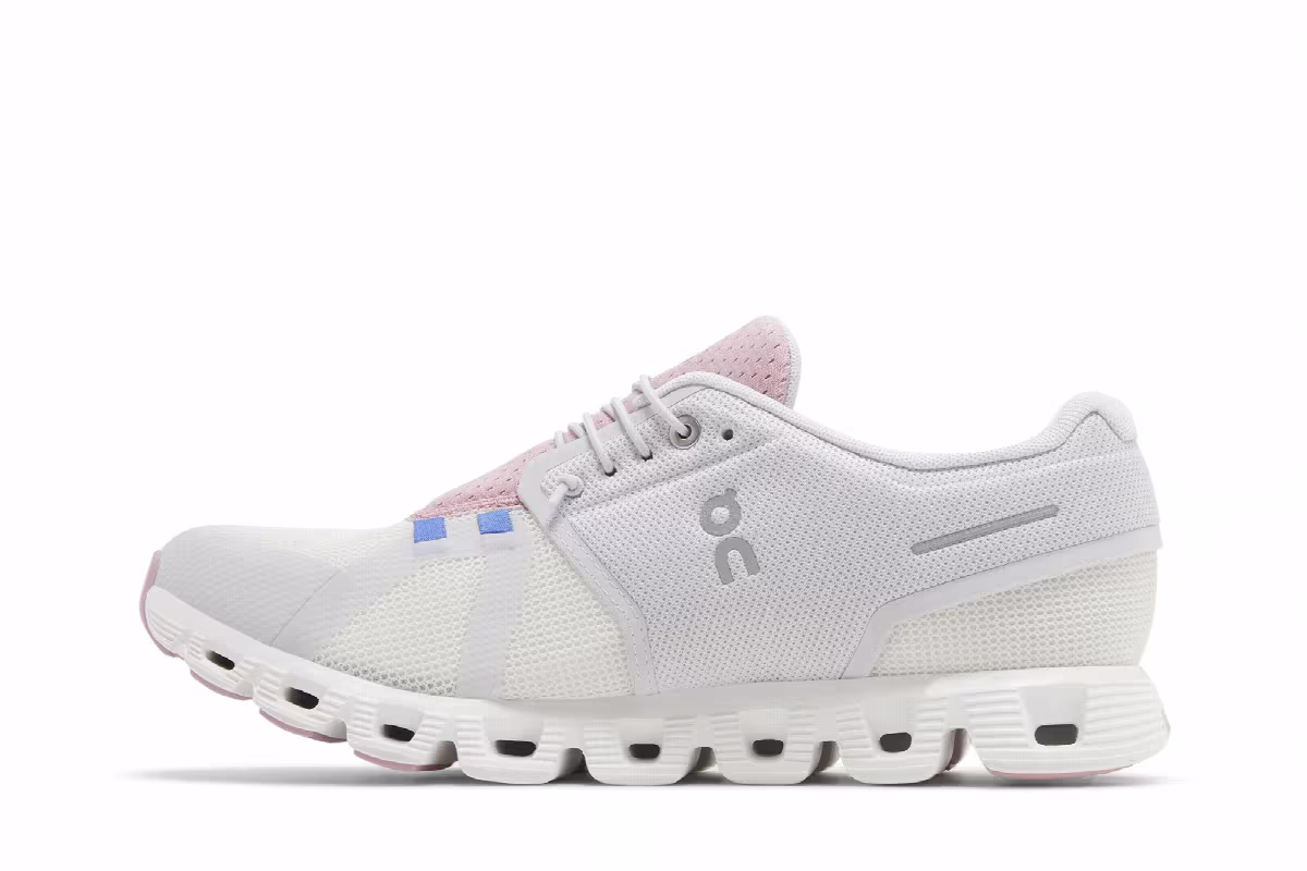 ON Women's Cloud 5 Push Ivory Blossom, view 4