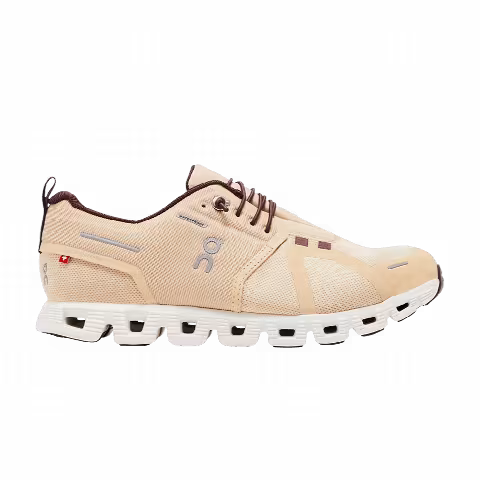 ON Wmns Cloud 5 Waterproof 'Savannah Ivory'
