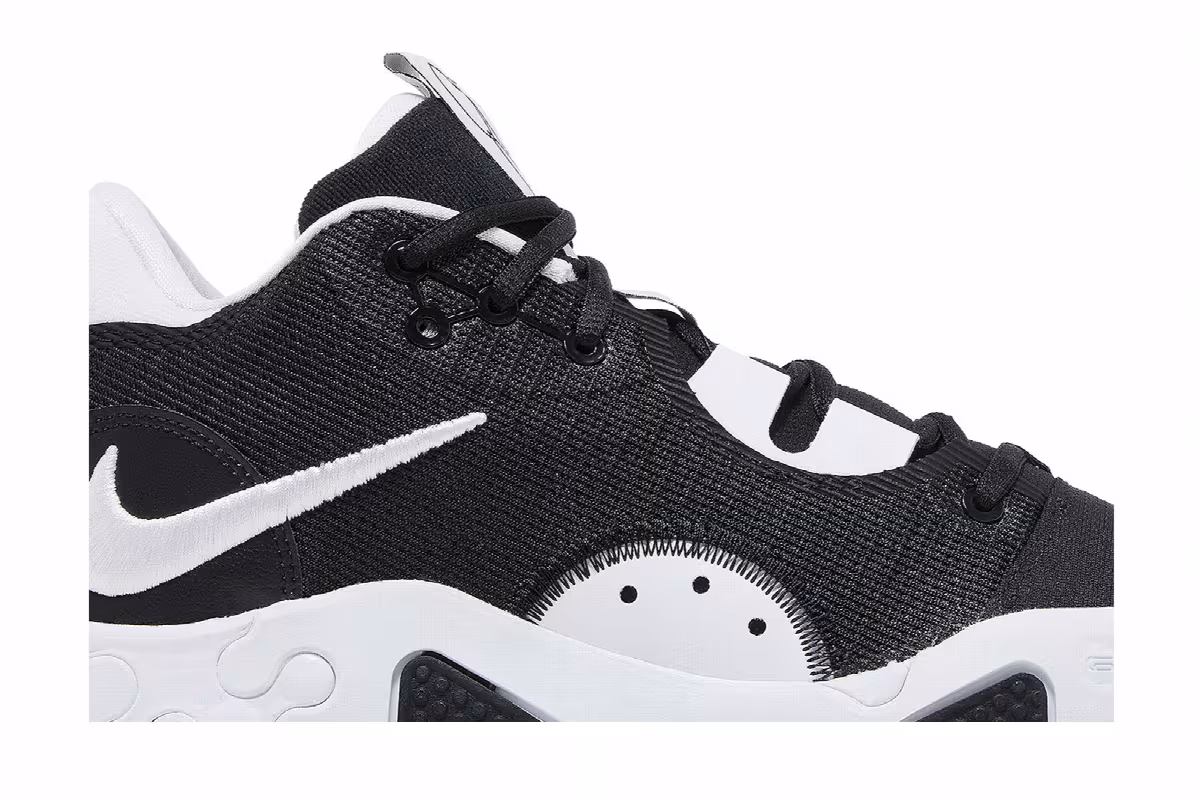 Nike PG 6 TB Promo Black White, view 3