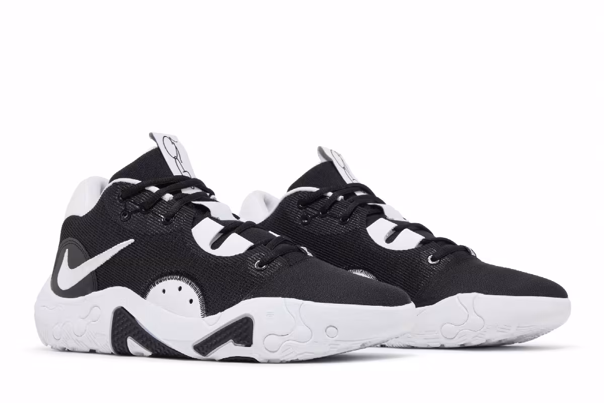 Nike PG 6 TB Promo Black White, view 9