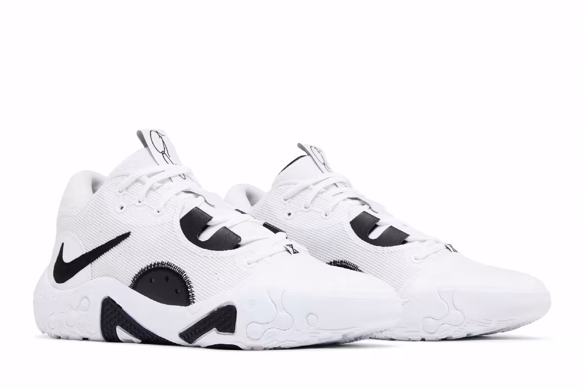 Nike PG 6 TB Promo White Black, view 9