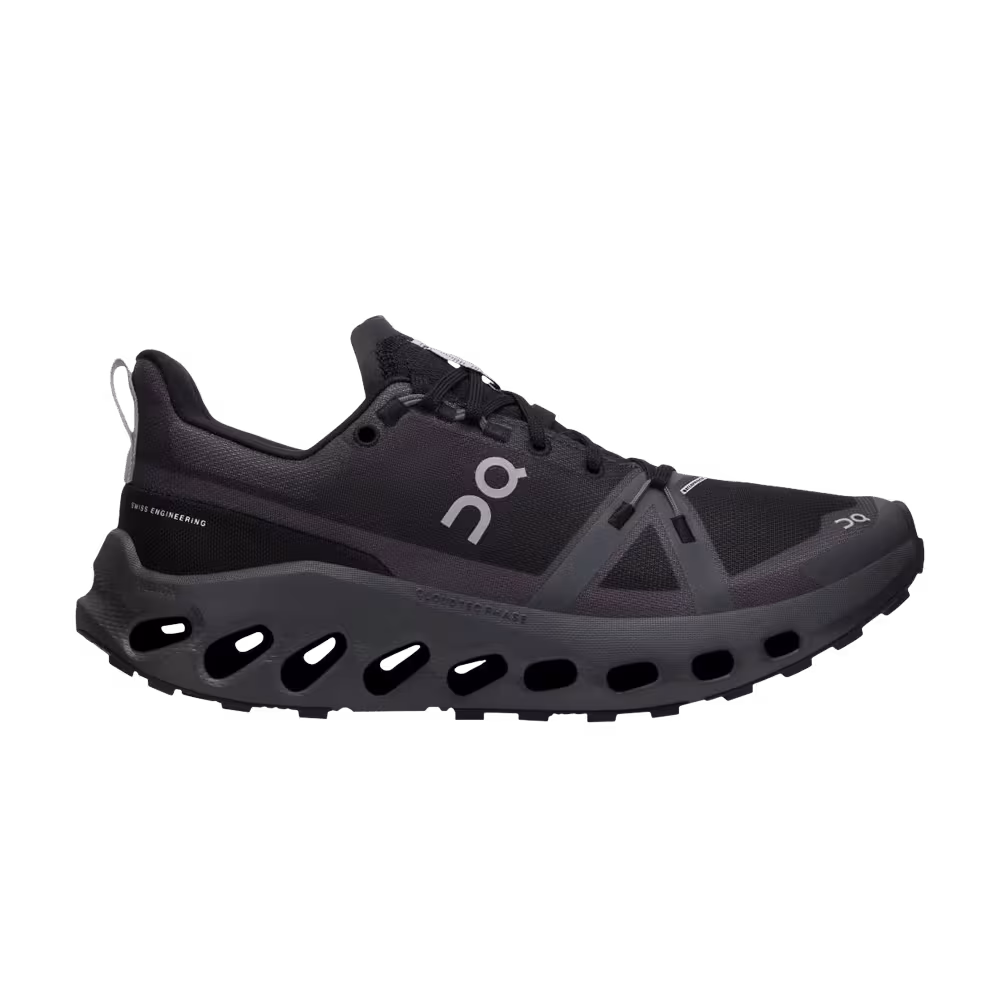 ON Women's Cloudsurfer Trail Waterproof Black Eclipse