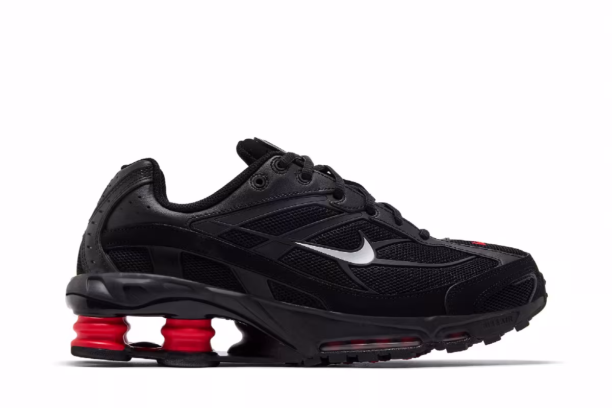 Nike Shox Ride 2 Black University Red, view 2