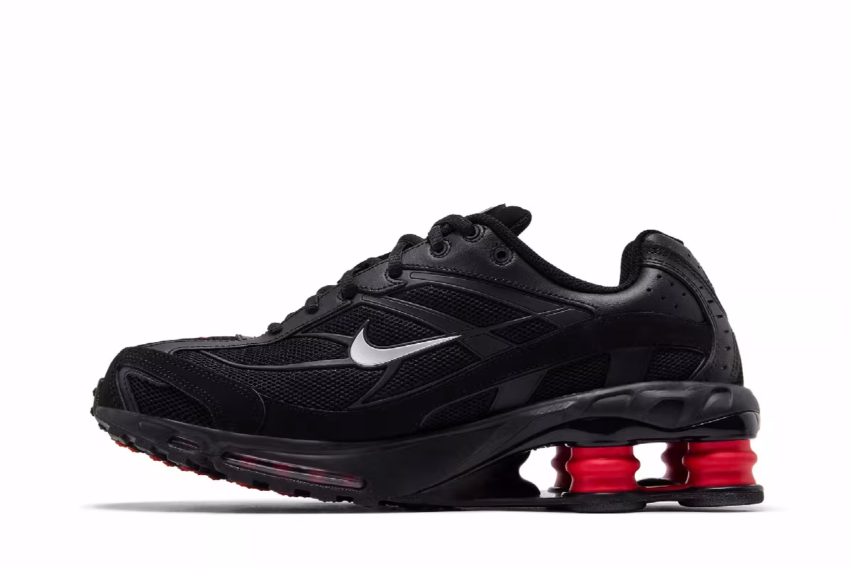 Nike Shox Ride 2 Black University Red, view 4