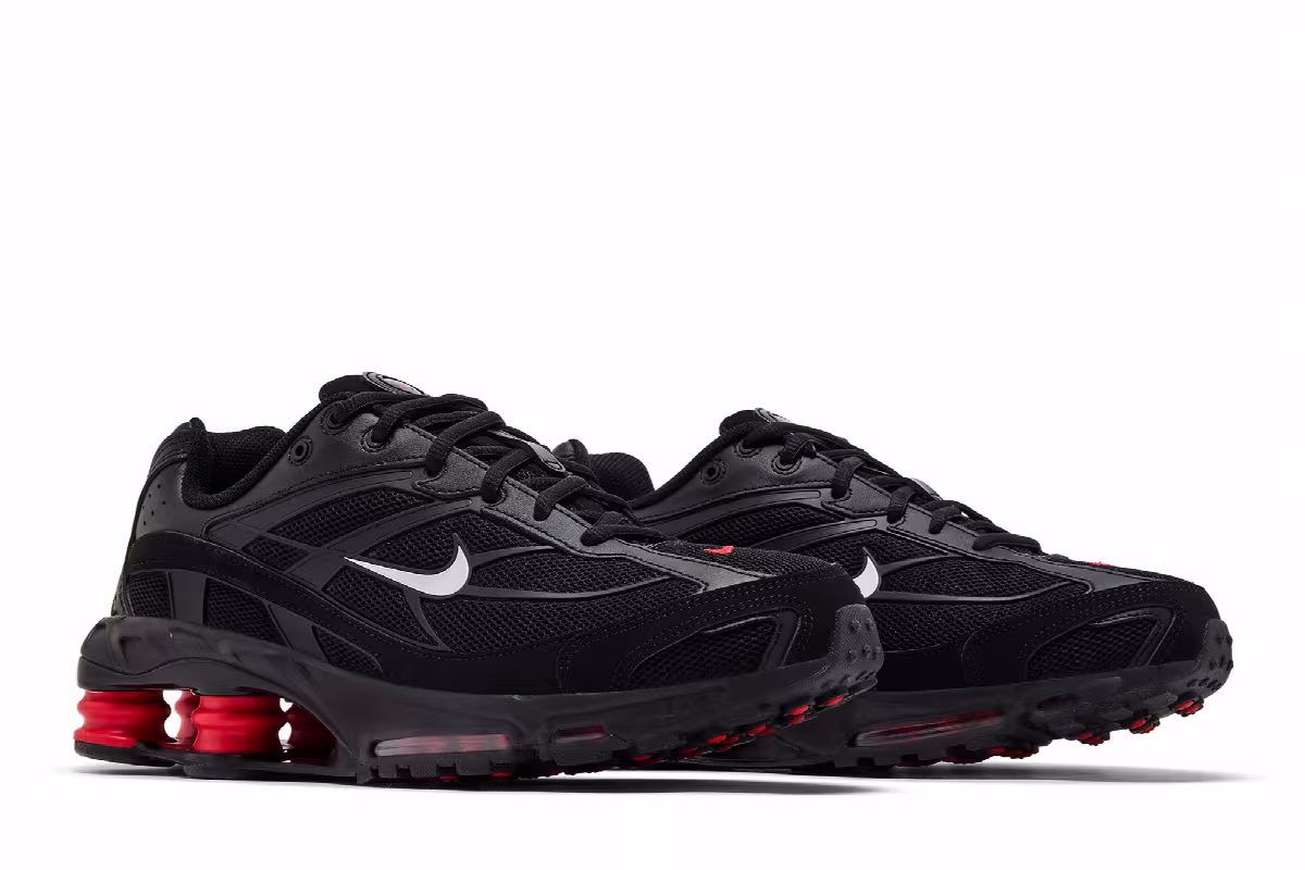 Nike Shox Ride 2 Black University Red, view 9