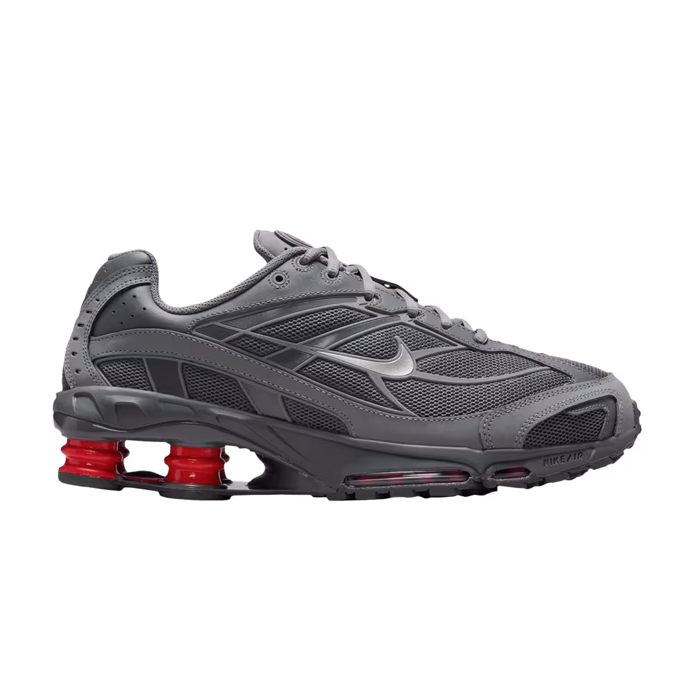 Nike Shox Ride 2 Smoke Grey University Red