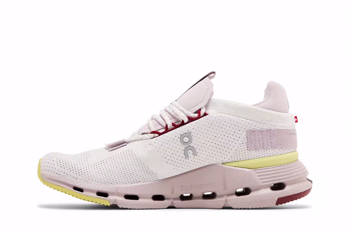 ON Women's Cloudnova Undyed White Fade, view 4