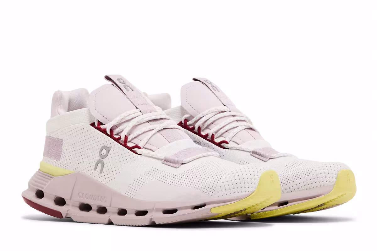 ON Women's Cloudnova Undyed White Fade, view 9