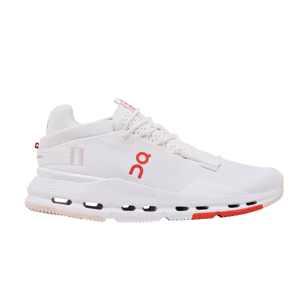 ON Women's Cloudnova 2 White Flame