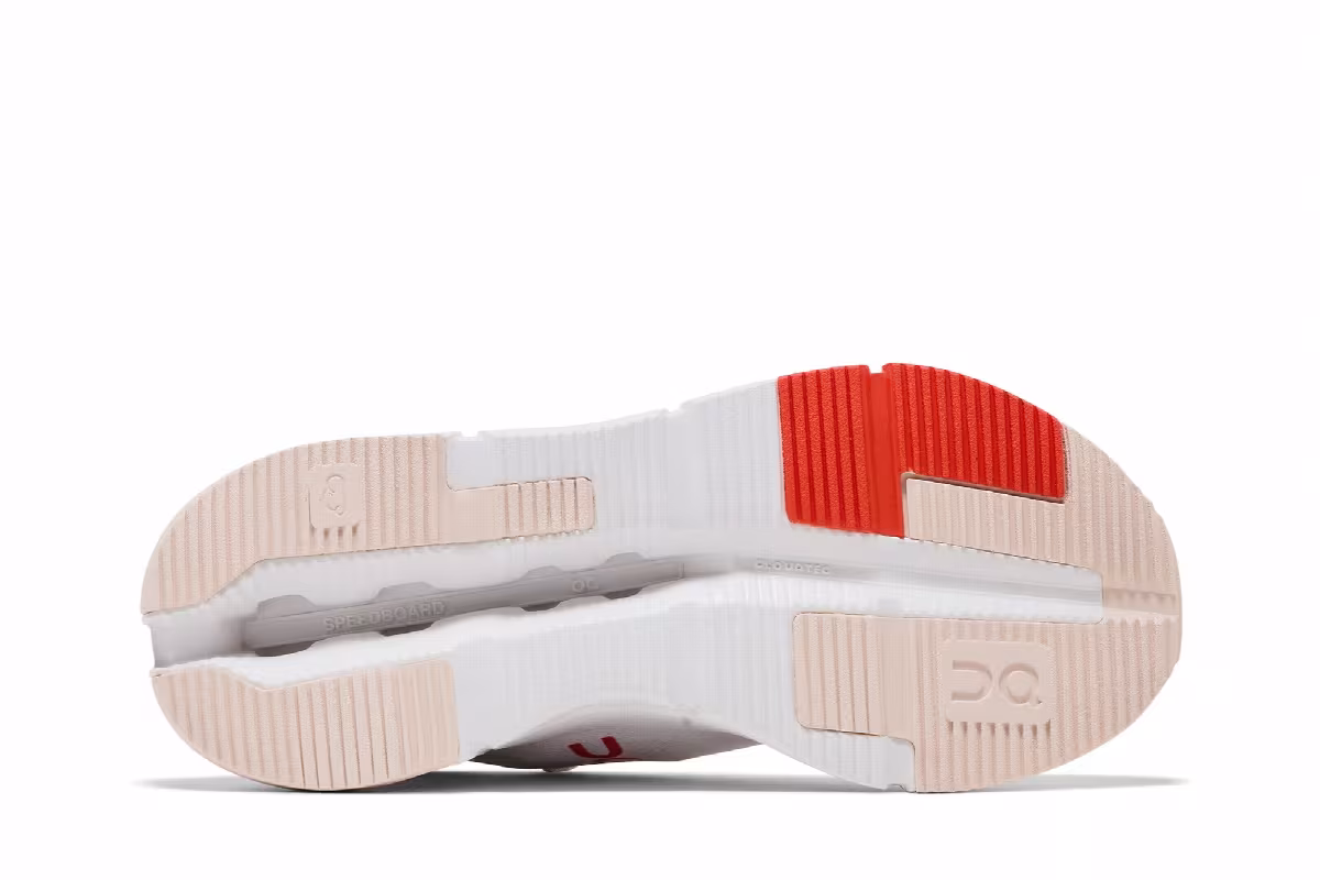 ON Women's Cloudnova 2 White Flame, view 5