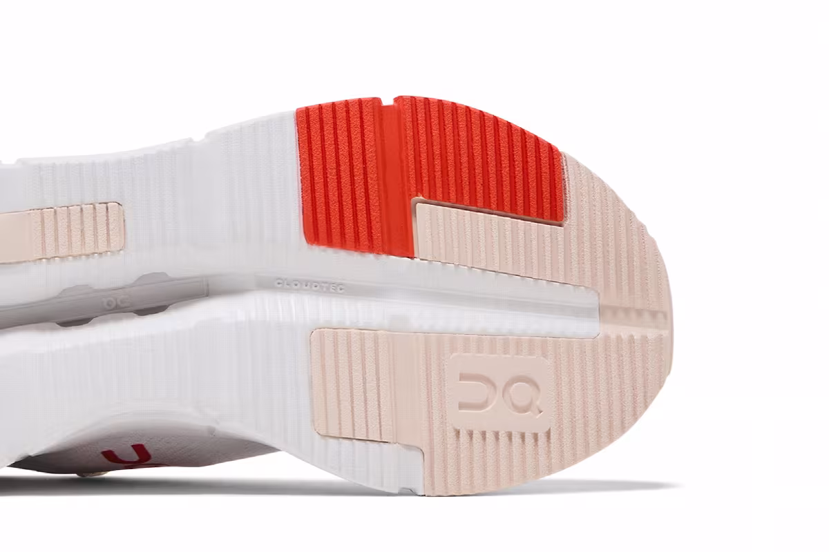 ON Women's Cloudnova 2 White Flame, view 6