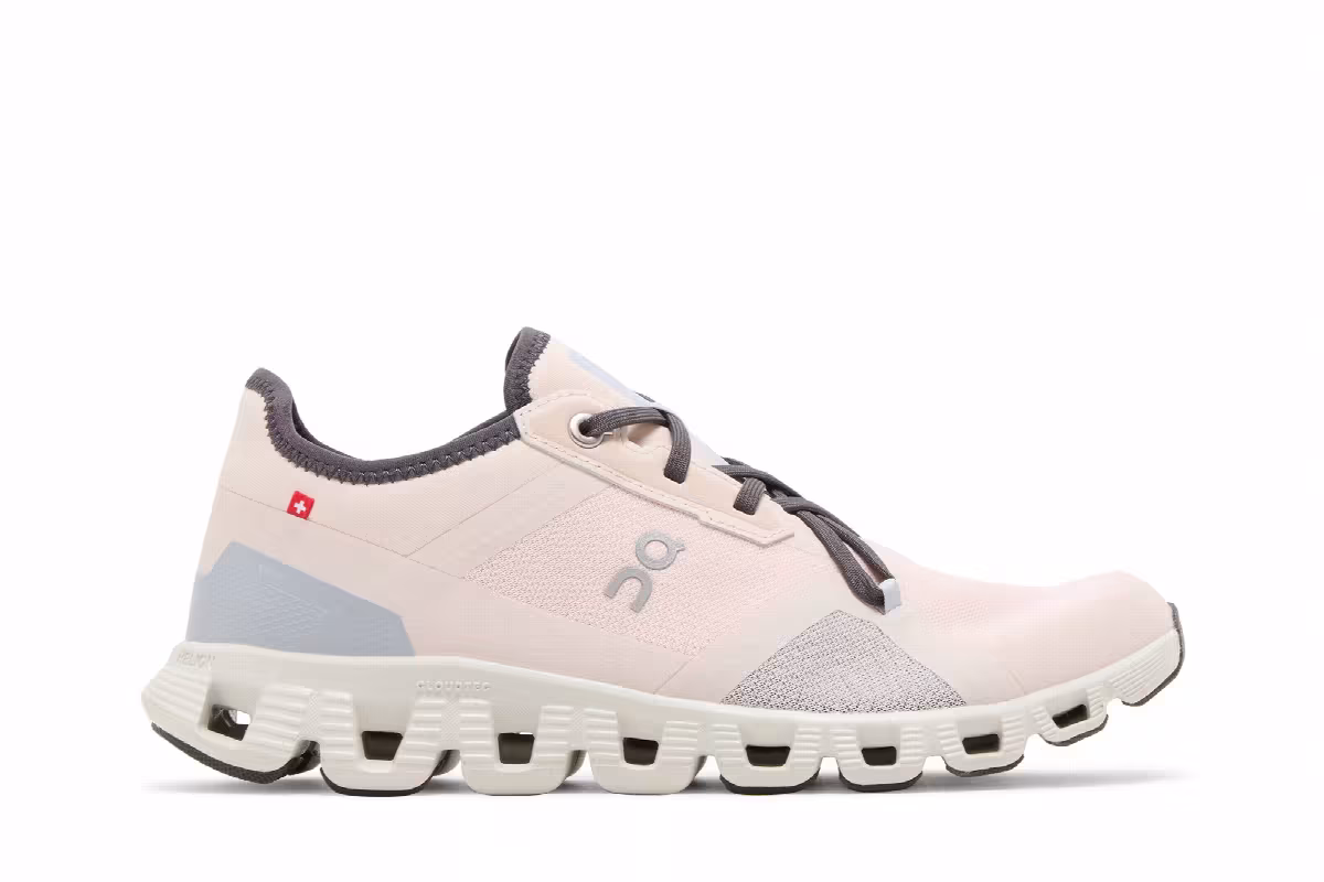 ON Women's Cloud X 3 AD Shell Heather, view 2