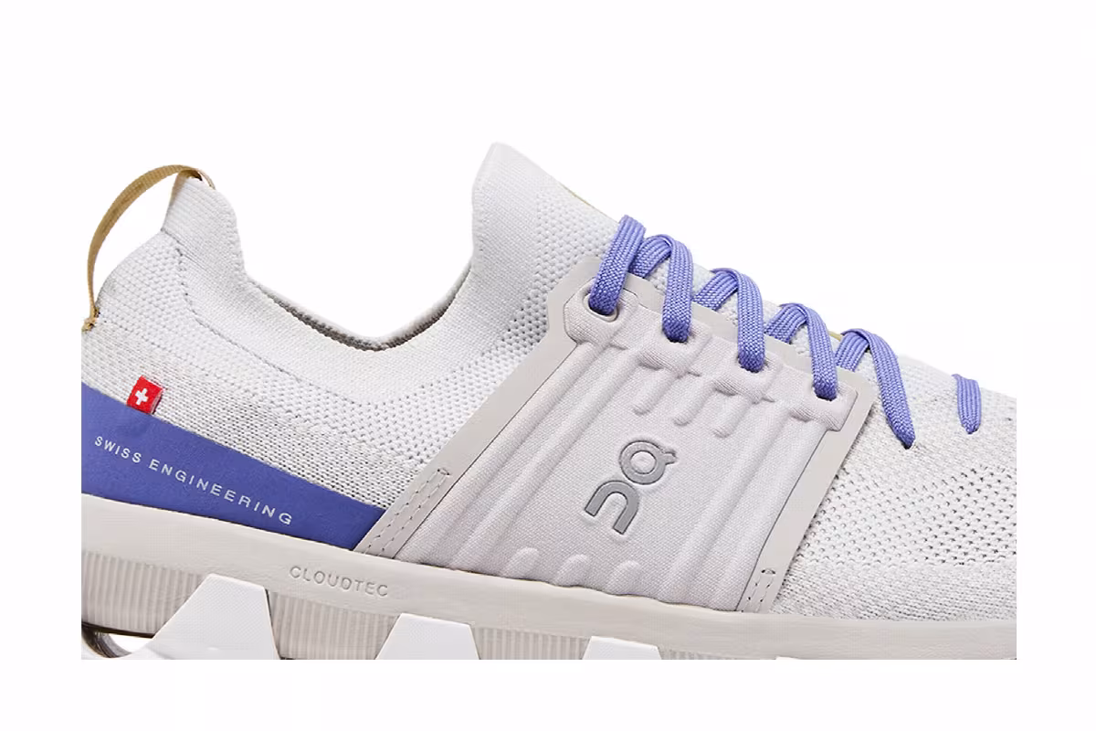 ON Women's Cloudswift 3 White Blueberry, view 3