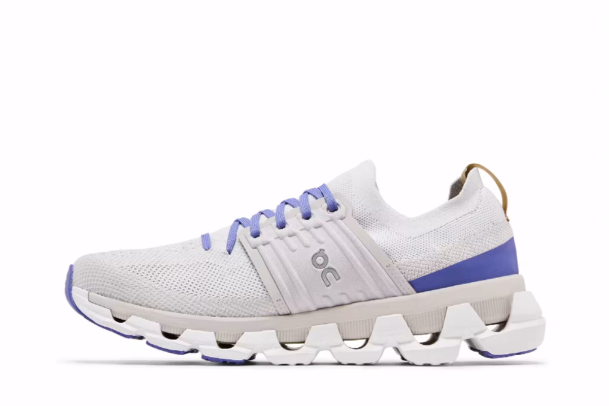 ON Women's Cloudswift 3 White Blueberry, view 4