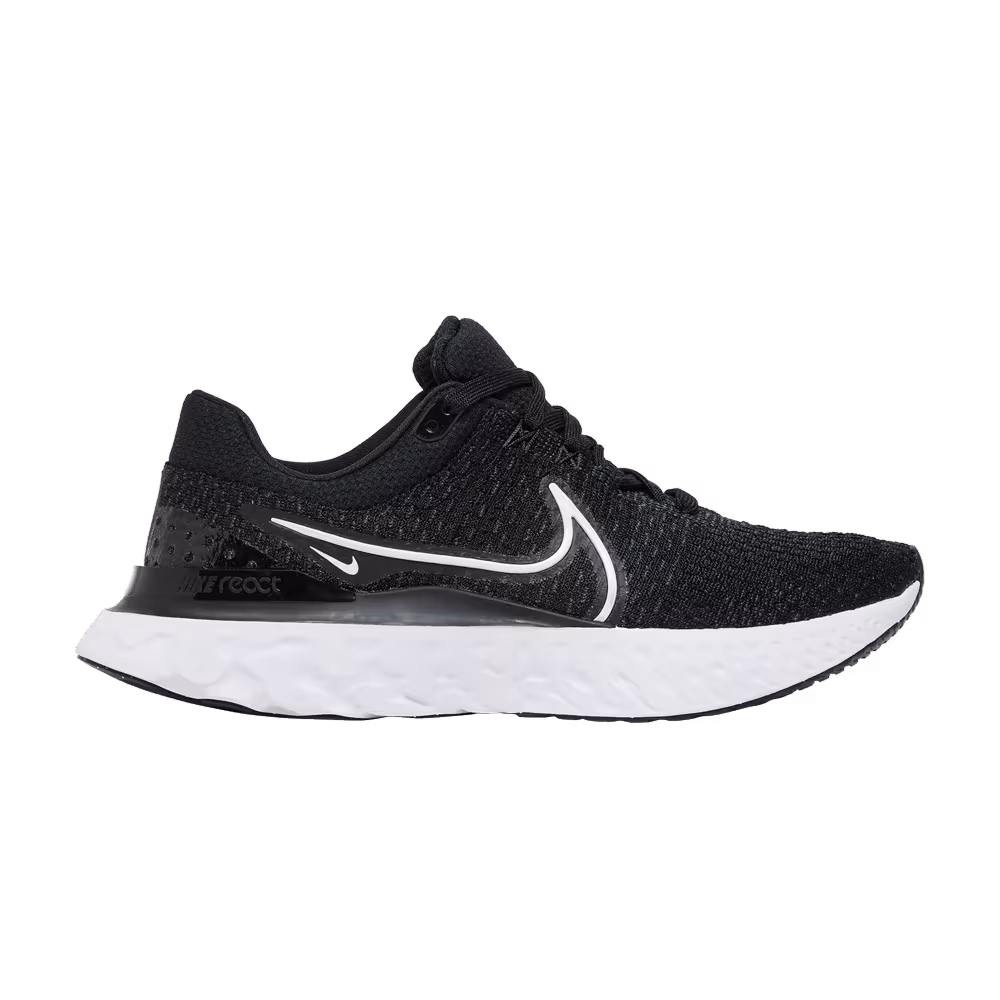 Nike React Infinity Run Flyknit 3 Black White
