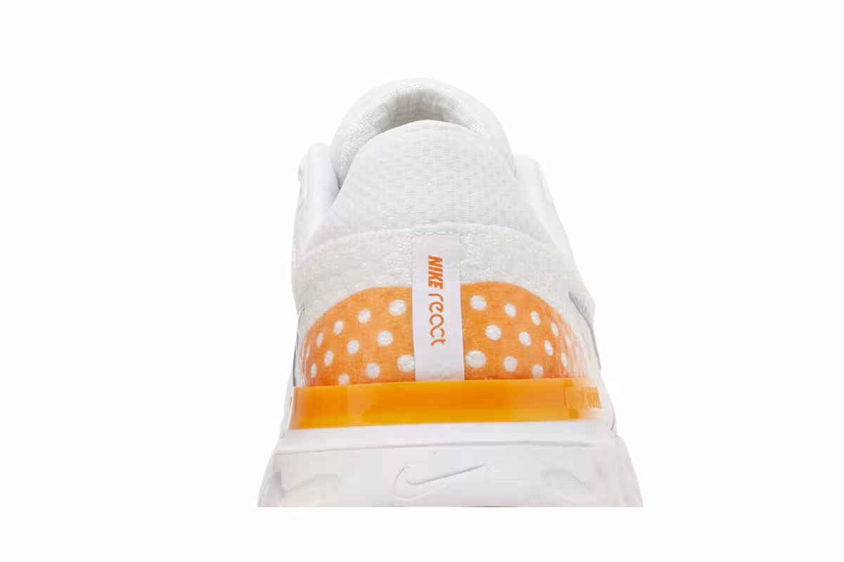 Nike React Infinity Run Flyknit 3 White Kumquat, view 8