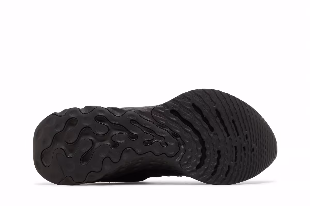 Nike React Infinity Run Flyknit 3 Triple Black, view 5