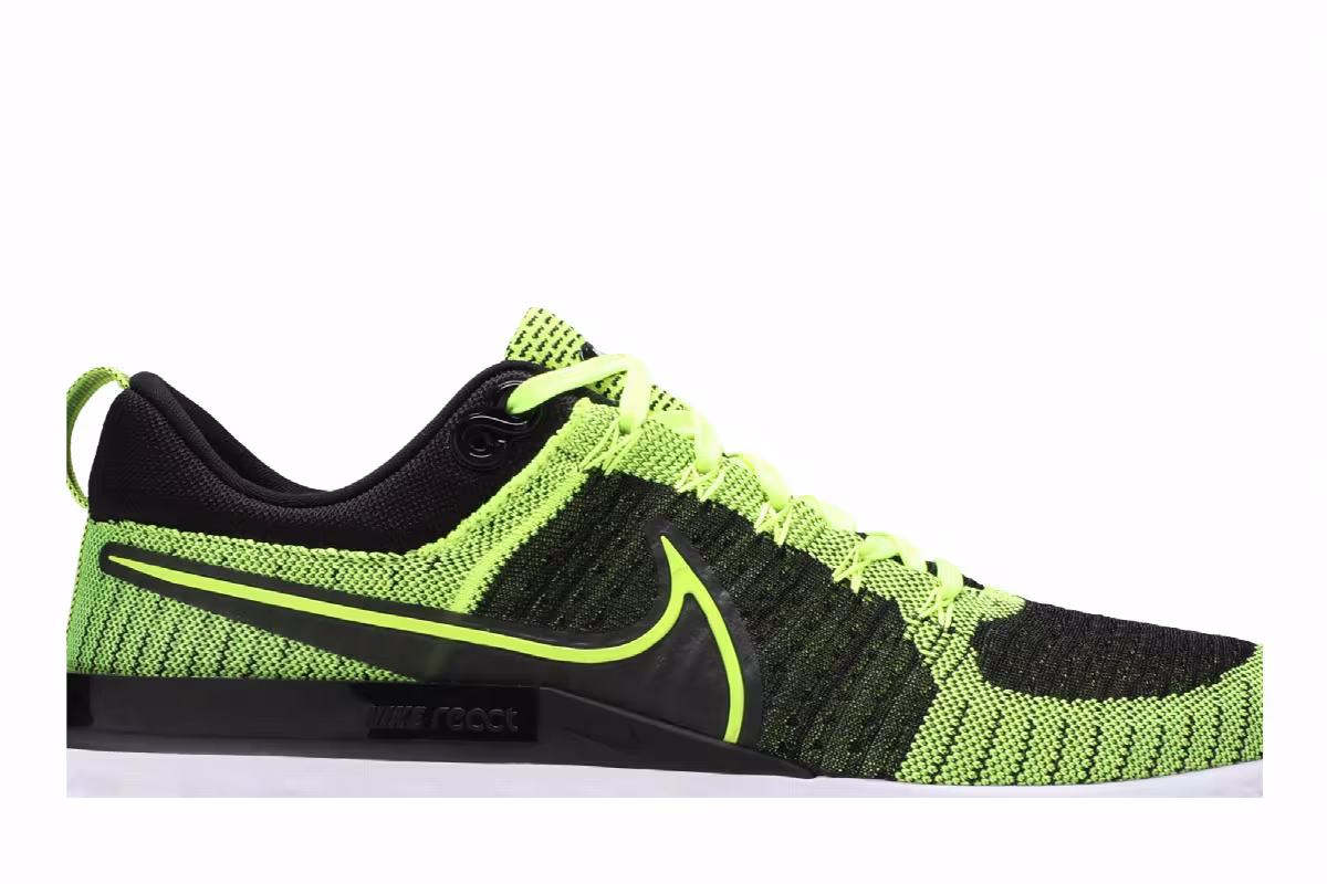Nike React Infinity Run Flyknit 2 Volt Black, view 3