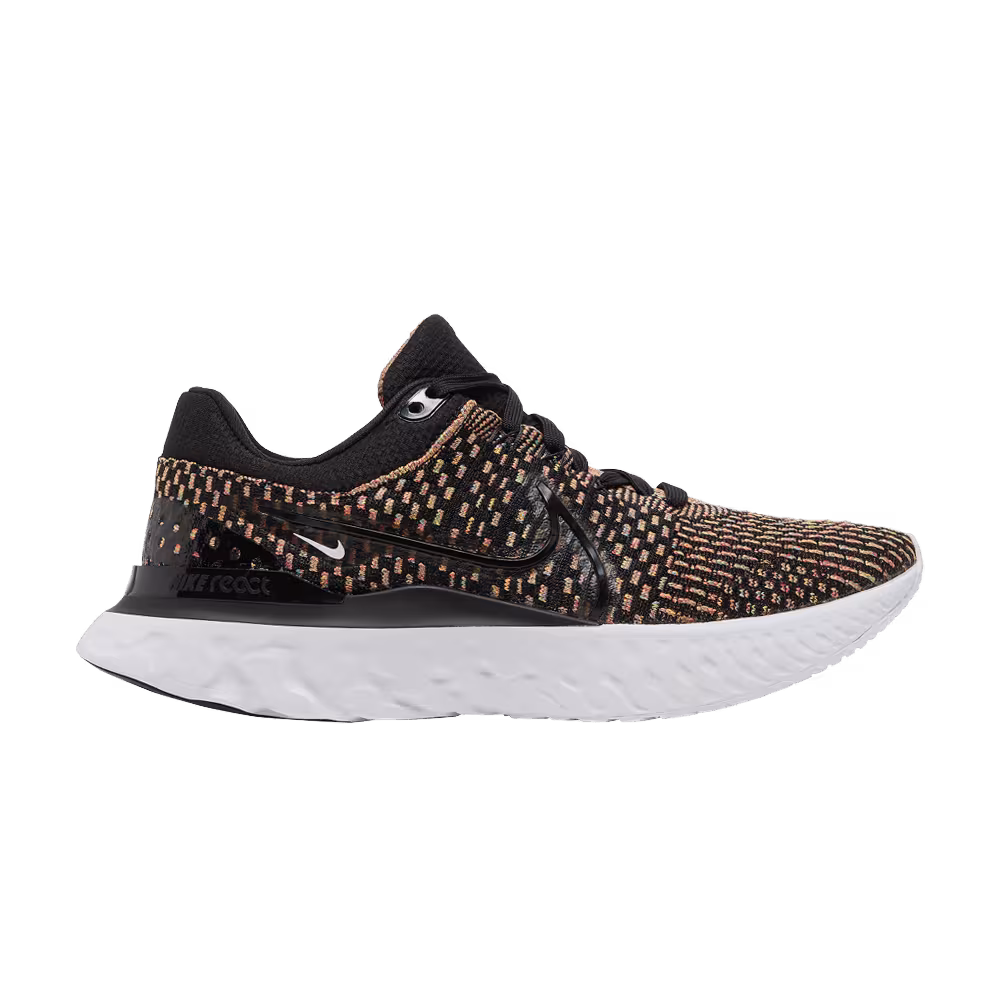 Nike React Infinity Run Flyknit 3 Black Multi