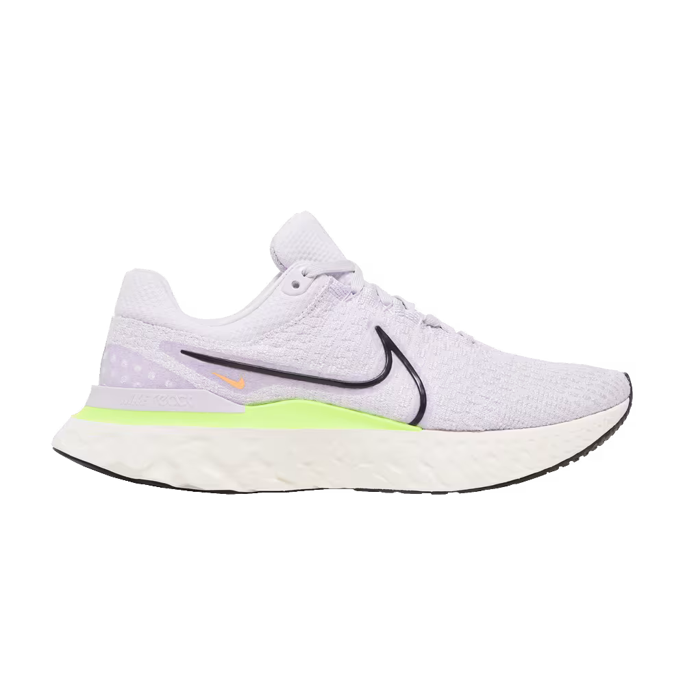 Nike React Infinity Run Flyknit 3 Barely Grape Ghost Green