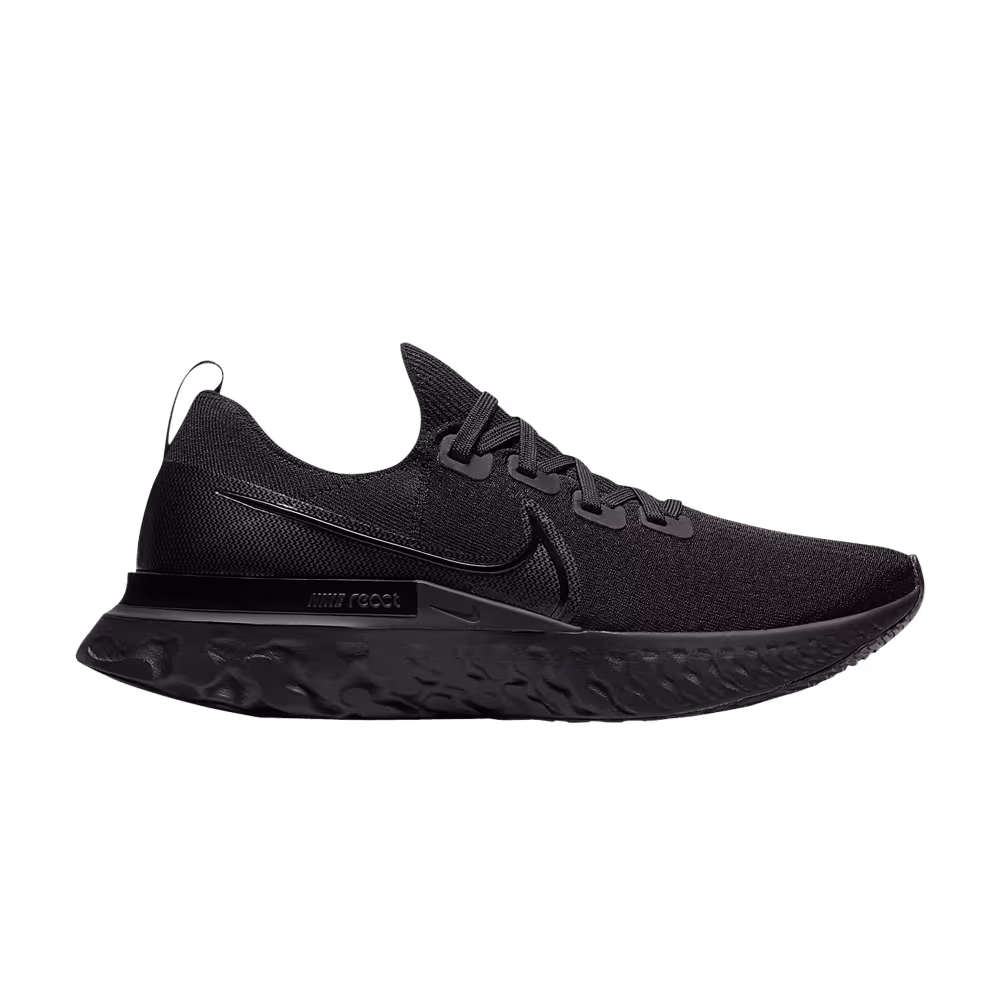 Nike React Infinity Run Flyknit Triple Black